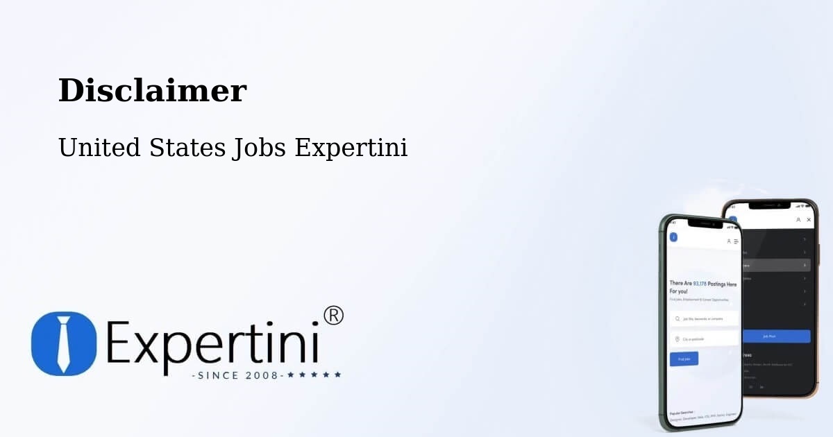 Disclaimer – Pine Level - United States Jobs Expertini