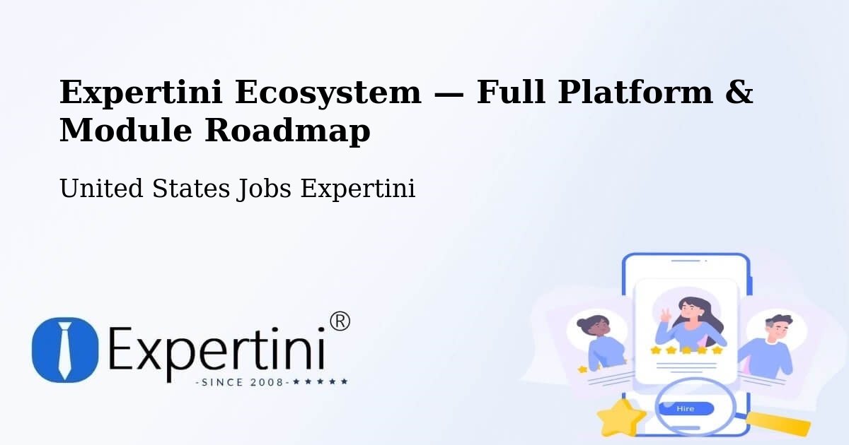 Expertini Ecosystem — Full Platform & Module Roadmap – Pine Level